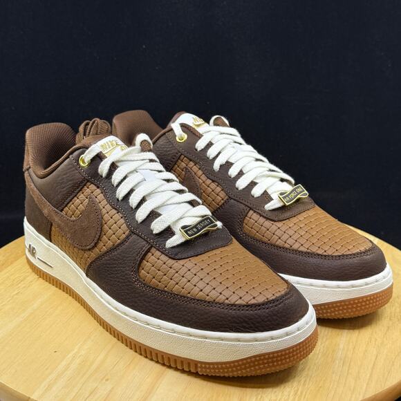 Nike Air Force 1 Low '07 LV8 Jersey Made It Brown White IM6644-259 Men's Sz 10.5 - Picture 2 of 10